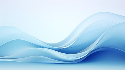 digital technology silver and white abstract wave poster background