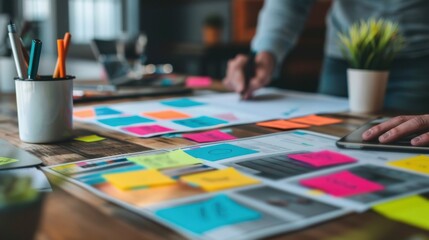 Fototapeta premium Strategic Thinking: The ability to create long-term plans that align with goals, considering potential challenges and opportunities to ensure success and growth. 
