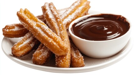 Churros with Chocolate Sauce