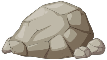 Large Rock with Smaller Stones © brgfx