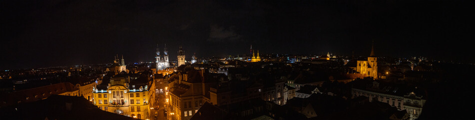 Praha (Prague) at night, Czhech Republic