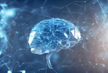 low wireframe machine outline learnign 3d background anatomy future interface social abstract screen ai innovation neon hologram human dimensional polygon computer texture cyberspace learning digital