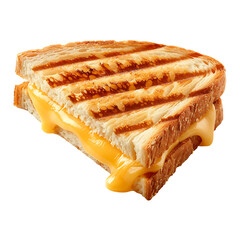Grilled Cheese Sandwich with Transparent Background