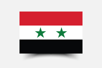 Syria flag official colors and proportion digital vector illustration