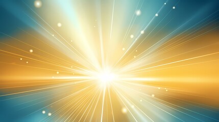 Obraz premium digital technology golden luminous rays poster background