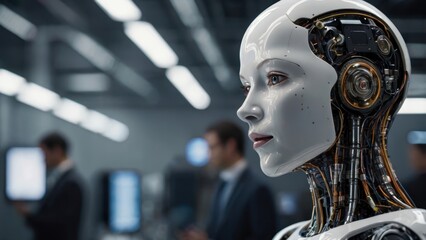 conceptual image depicting the advancements in artificial intelligence