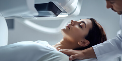 Medical Professional Providing Care: A compassionate medical professional attending to a patient during a healthcare procedure, emphasizing the importance of skilled and empathetic medical care. 