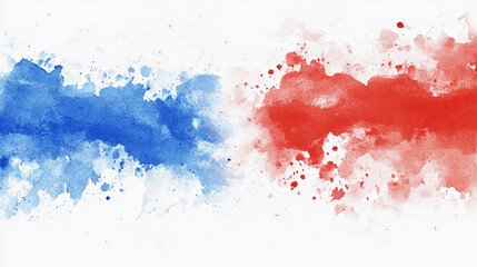 Clashing red and blue opposing sides dynamic political election background wallpaper