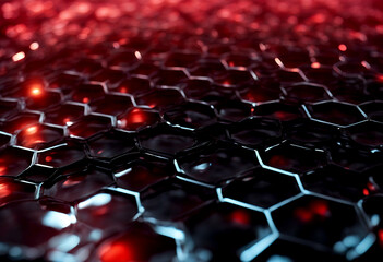 Obraz premium microphone texture wall game advanced xagon mesh light textured aluminium pattern symmetric template wallpaper illustration effect black design three sleek glow mic tile honeycomb cover modern 