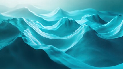 Obraz premium Turquoise background, vibrant and even, no texture or pattern.