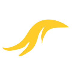 Horsetail ponytail vector