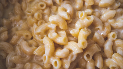 Mac n cheese macaroni recipe close up tasty delicious comfort food cooked
