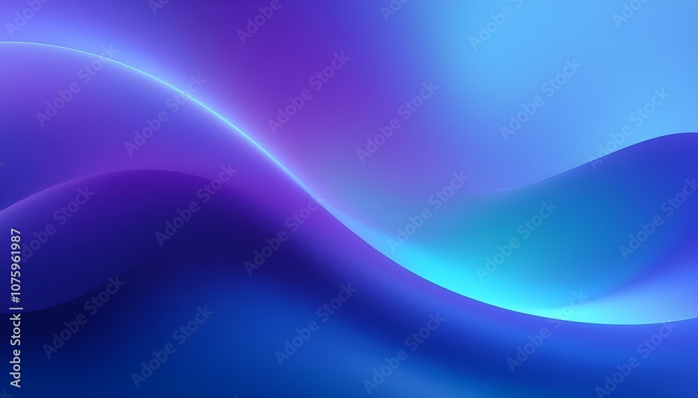 Poster Abstract dark glowing blue red gold smooth grainy gradient texture background web poster and web banner. Glowing noise texture gradient effect web banner or poster. 3d abstract waves background
