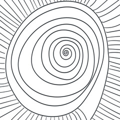 Adobe Illustrator Artwork with big spiral