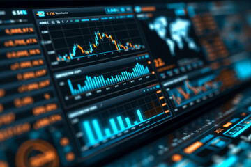 Obraz premium Global Financial 