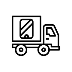 Truck icon symbol vector illustration
