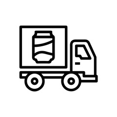 Truck icon symbol vector illustration

