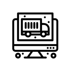 Truck icon symbol vector illustration
