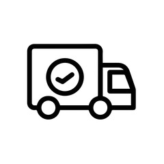 Truck icon symbol vector illustration
