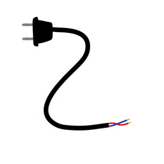 Electric plug with cable