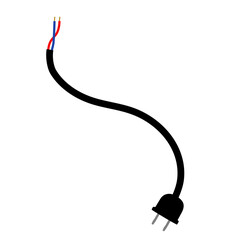Electric plug with cable
