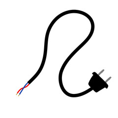 Electric plug with cable