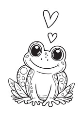 Coloring page design fog smile 