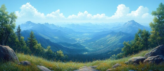 Mountain View Landscape