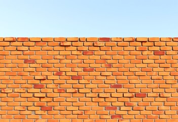 Obraz premium orange brick wall