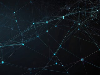 Obraz premium abstract blue background with lines,abstract technology background,diversity of fractal realms