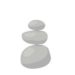 Meditation stone balance pyramid
