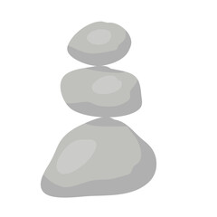 Meditation stone balance pyramid