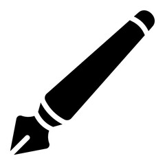 Naklejka premium pen tools Solid icon