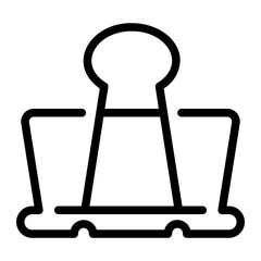 paper clip Line Icon