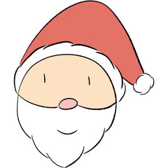 Cute santa claus cartoon 
