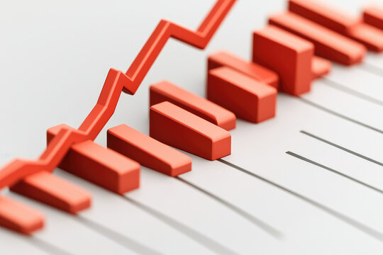 Stock Price Decline, a line graph depicting a sharp decrease in stock values, highlighting a significant downward trend over time