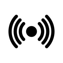 Signal icon signage logo template design trendy.