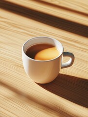 Obraz premium Coffee on Wooden Table