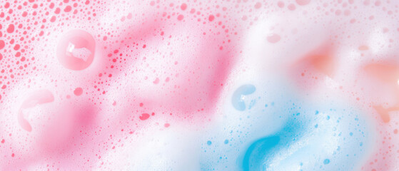 Vibrant foam body soap in a luxurious setting, showcasing rich textures and colors, perfect for enhancing product displays and marketing materials.