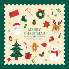 크리스마스 일러스트 디자인