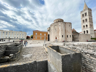 St. Donatus Church or Church of St. Donatus (Zadar, Croatia) - Kirche des Heiligen Donat, Donatuskirche in Zadar oder Kirche Sv. Donat (Kroatien) - Crkva svetog Donata u Zadru (Zadar, Hrvatska)