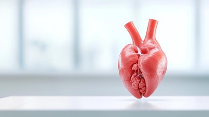 3D model of a regenerating organ under digital analysis, vibrant details, clean lab setting with soft shadows, symbolizing life-saving innovations