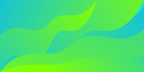 abstract green background with waves