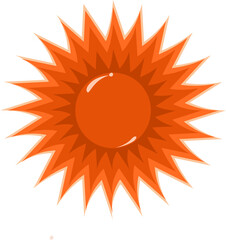 Sun Space Element, Sun Illustration