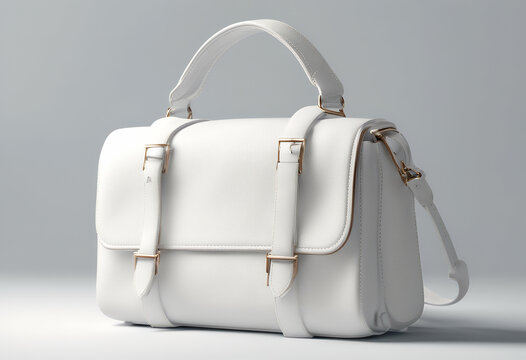 fashion woman hand pursed luxury buttons vintage style elegance natural buckle shoulder handle elegant design decoration closeup olated body white lady silver classic nobody cross single carry leath