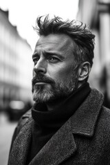 Obraz premium Man with beard