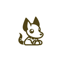 Cute anubis logo
