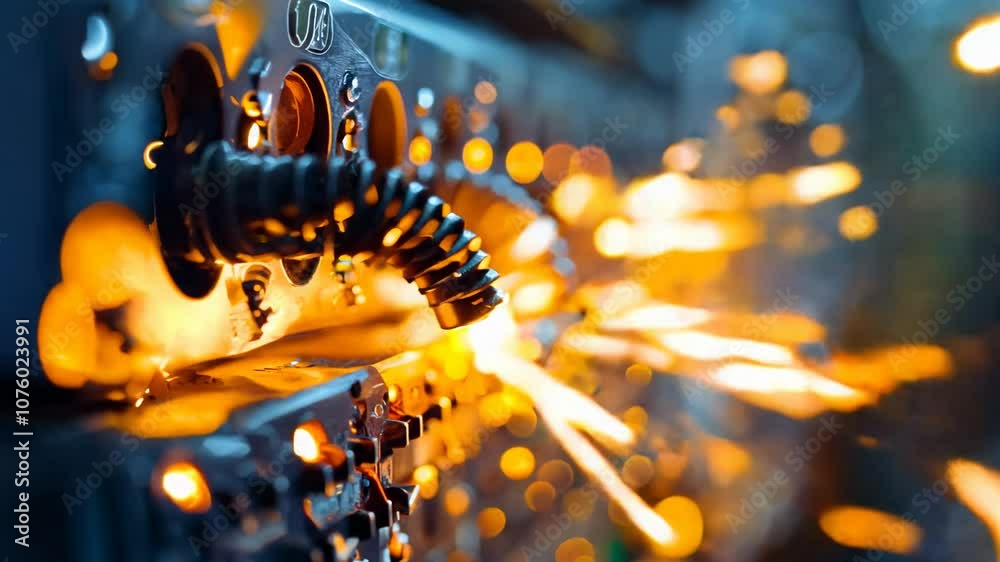 Poster Delve into the inner workings of complex electrical systems showcasing intricate components and their interactions. Witness the fascinating details of circuitry and technology at play.