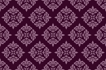 Geometric ethnic oriental ikat pattern traditional Design for background,carpet,wallpaper,clothing,wrapping,Batik,fabric,Vector illustration.embroidery style.