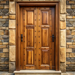wood door